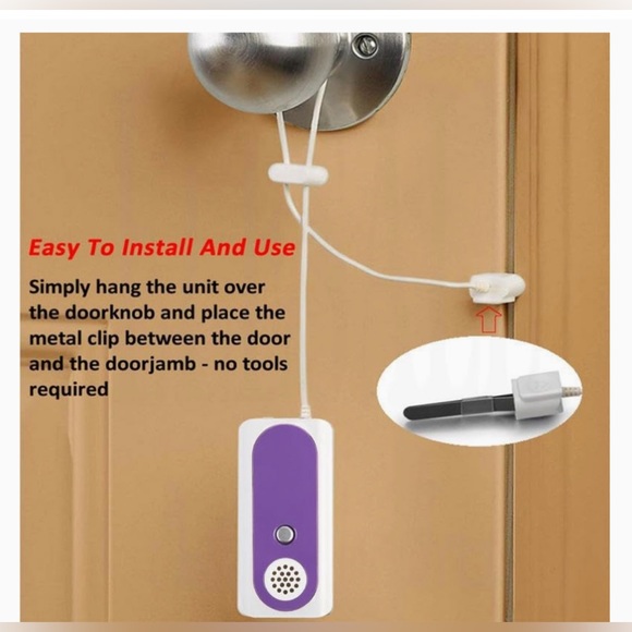 Alarm Door Sensor Super 100 DB Loud Door Chime Sensor for Door Opens - Picture 4 of 4